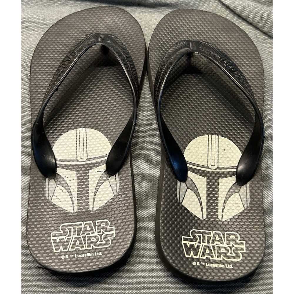 Black Star Wars Flip‎ Flops Gap Size 2